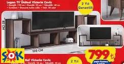 LEGON TV ÜNİTESİ VİCTORİA CEVİZ LEGON TV ÜNİTESİ VİCTORİA CEVİZ